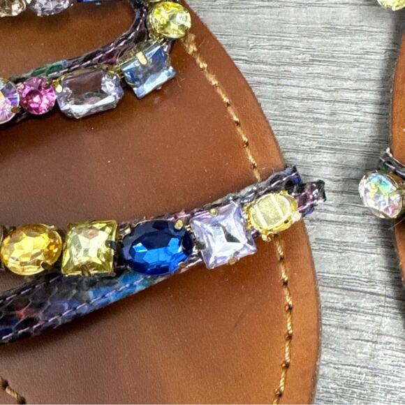 Steve Madden Jewel Sandals Blazzzed Flats Size 8 - Picture 3 of 8
